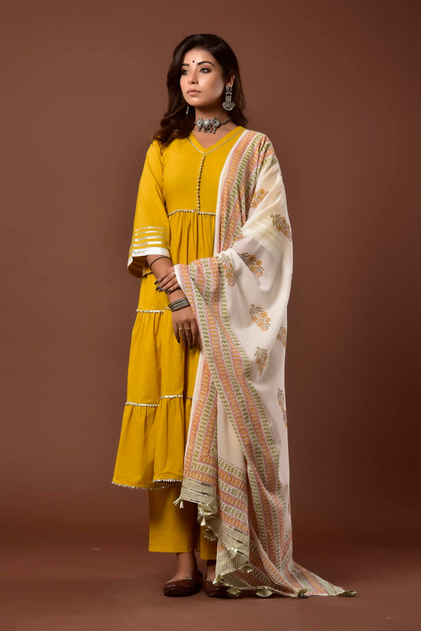 Women's Parzia Haldi Suit Set - Kiswah