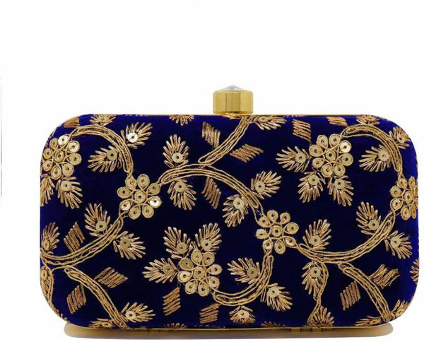 Women's Embroidered Casual  Sling Bag For Clutch Handpurse - Ritzie