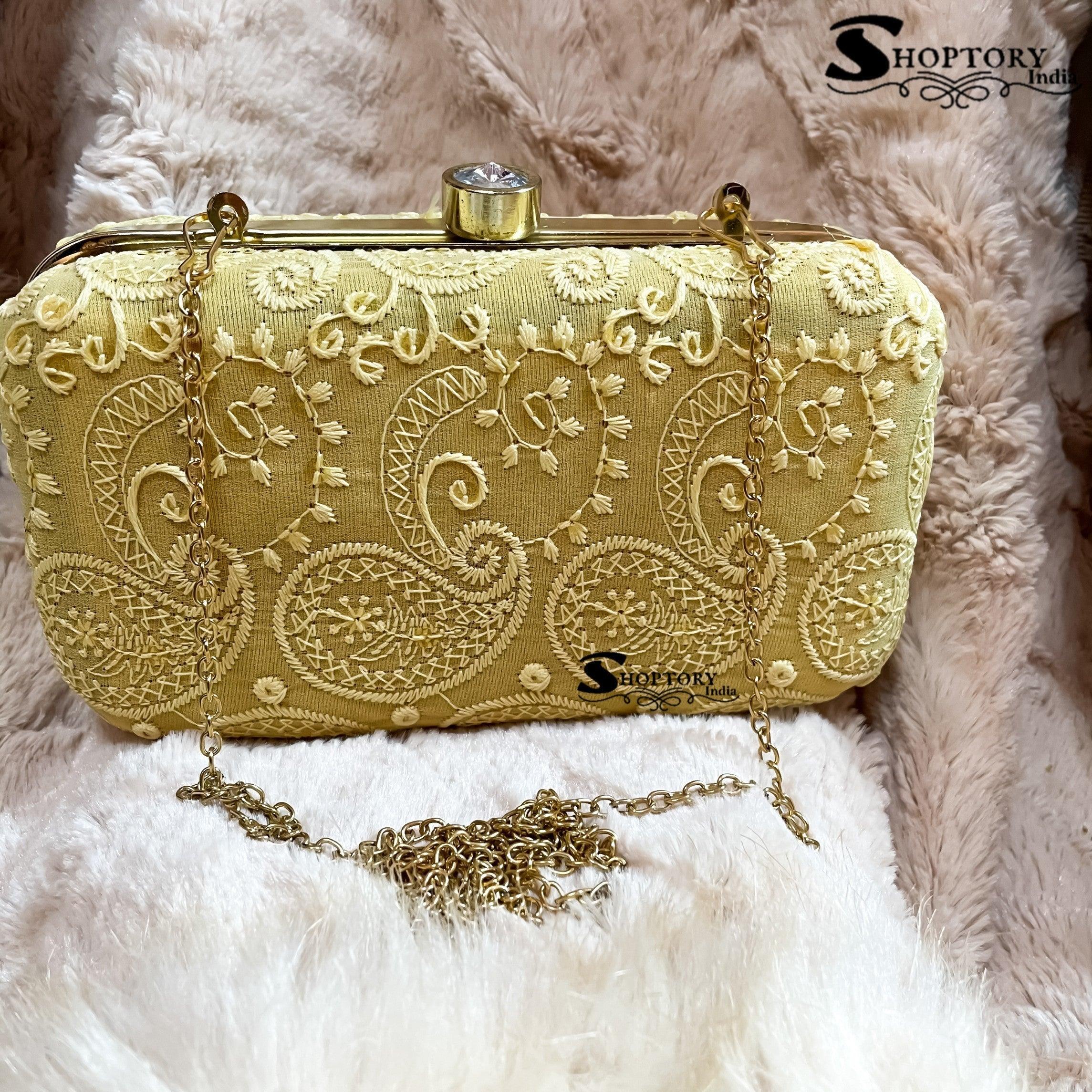 Wedding! ब्राइडल पर्स के लेटेस्ट डिजाइन्स - glamourous purses to carry on  your wedding day-mobile